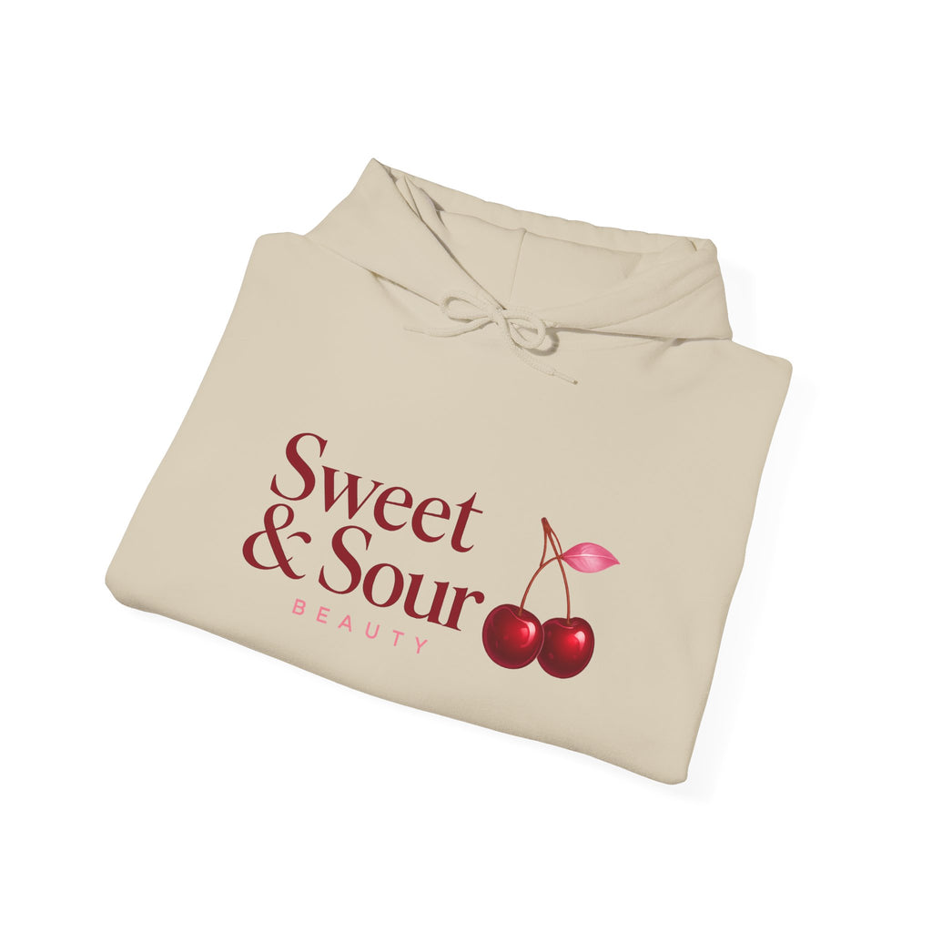 Sweet & Sour Hoodie — Cute Kawaii Cherry Graphic Sweatshirt