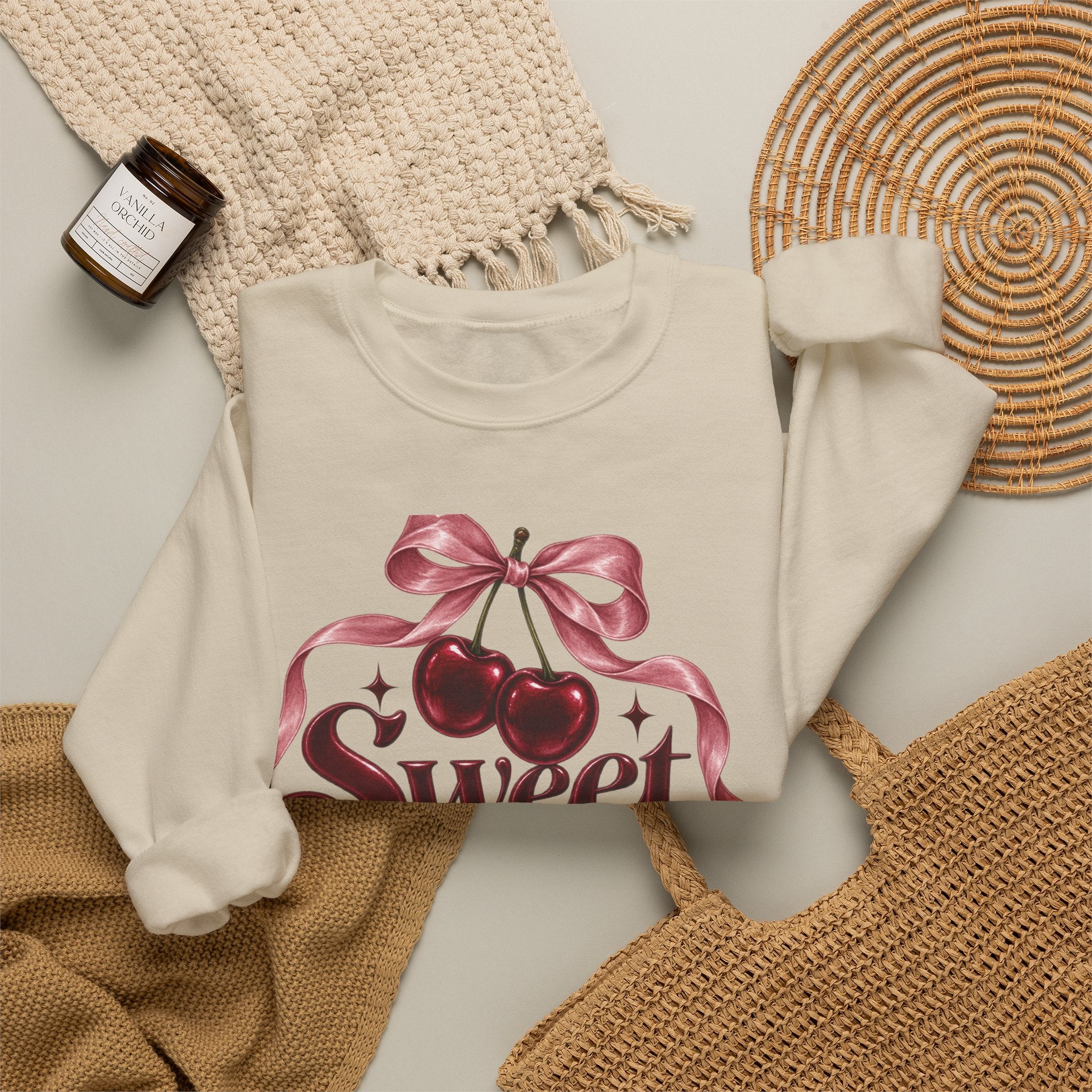 Sweet & Sour Cherry Crewneck Sweatshirt