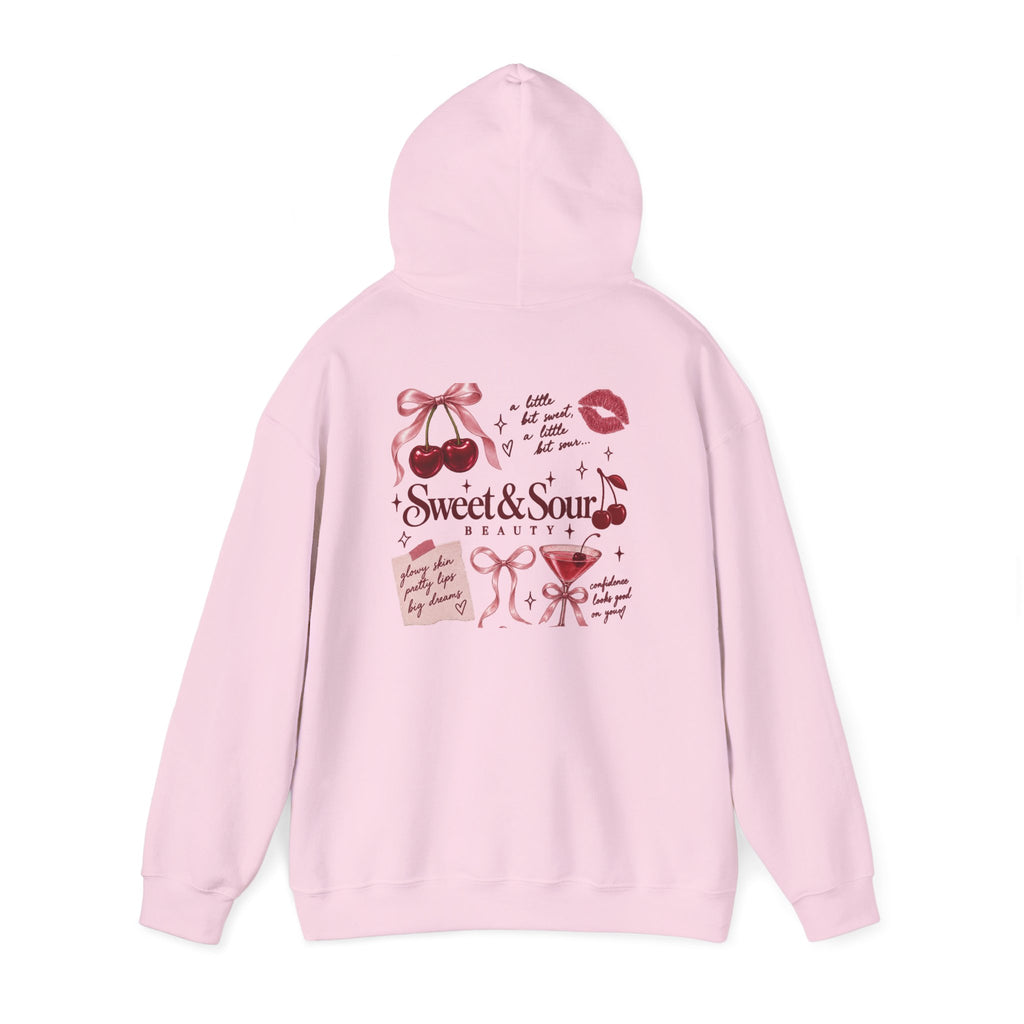 Sweet & Sour Hoodie — Cute Kawaii Cherry Graphic Sweatshirt