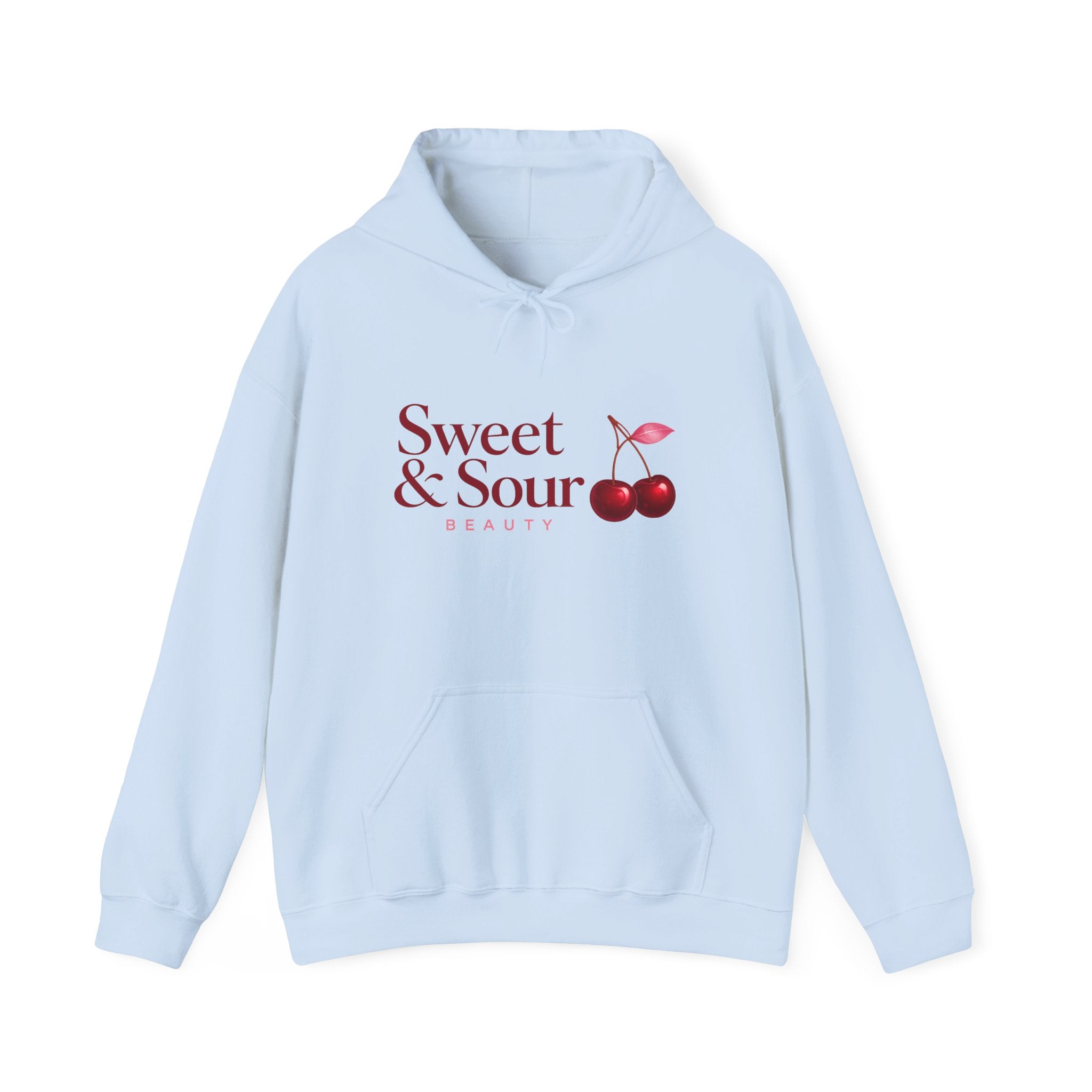 Sweet & Sour Hoodie — Cute Kawaii Cherry Graphic Sweatshirt