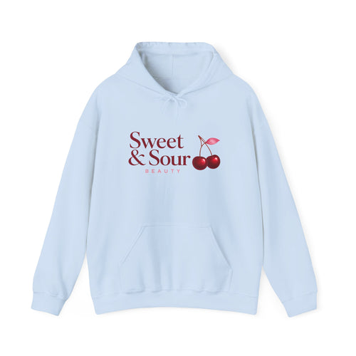 Sweet & Sour Hoodie — Cute Kawaii Cherry Graphic Sweatshirt