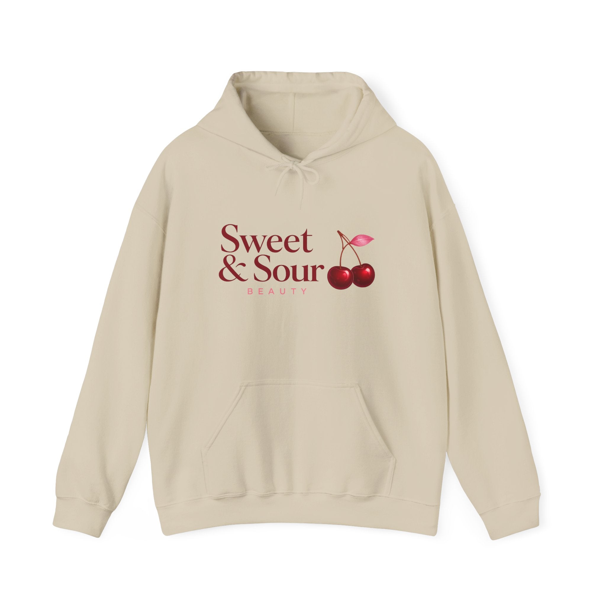 Sweet & Sour Hoodie — Cute Kawaii Cherry Graphic Sweatshirt