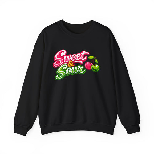 Sweet & Sour Crewneck Sweatshirt — Retro Cherry Graphic