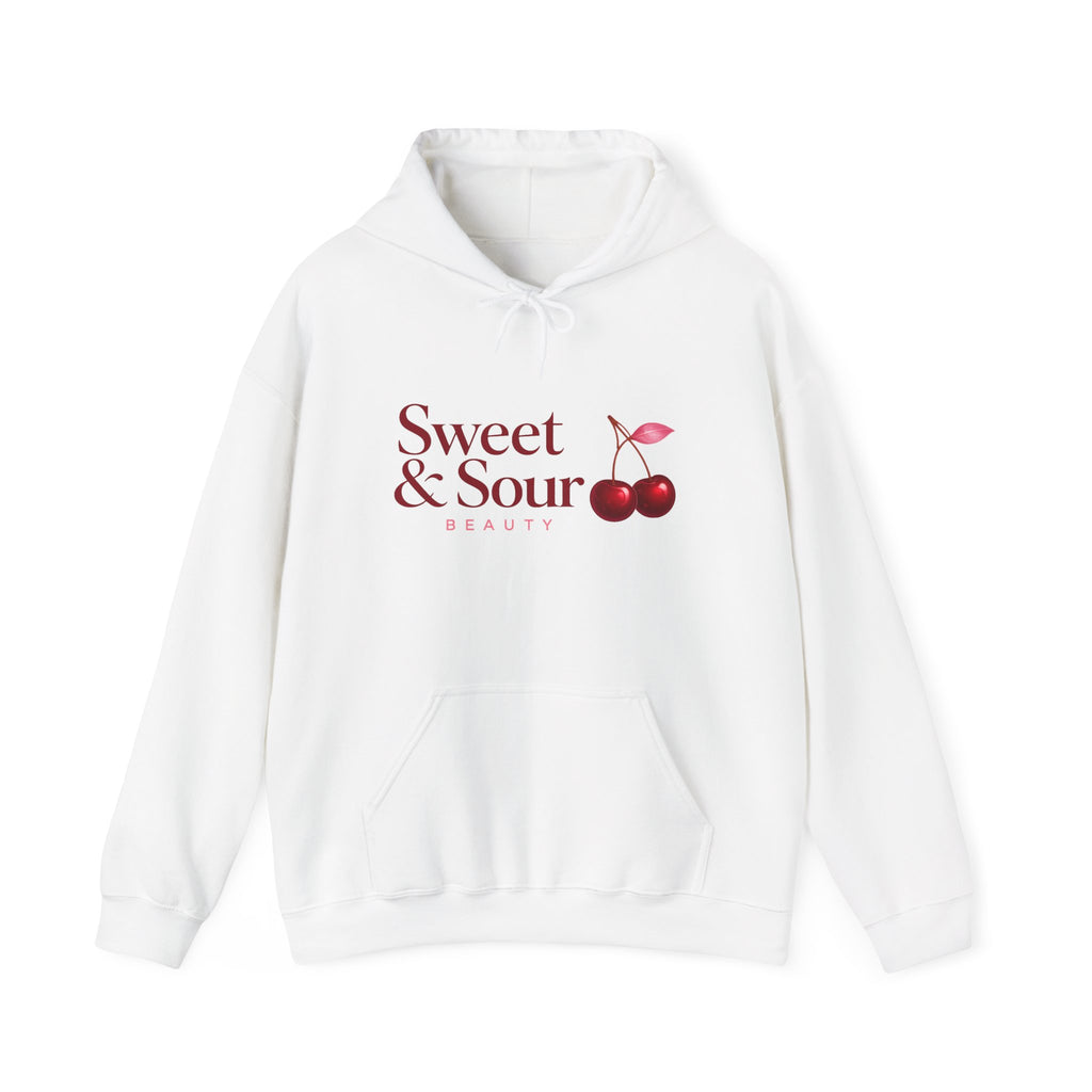 Sweet & Sour Hoodie — Cute Kawaii Cherry Graphic Sweatshirt