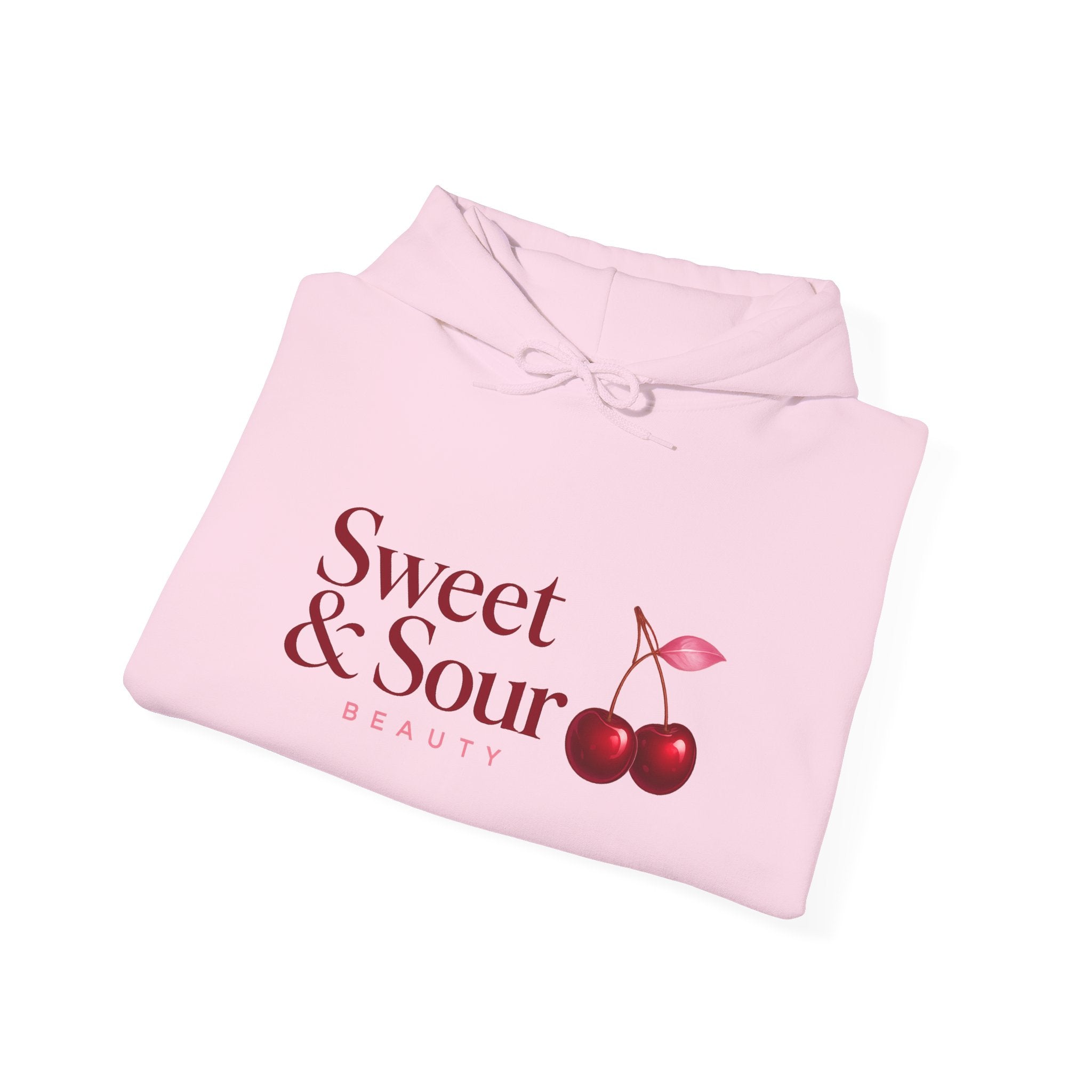 Sweet & Sour Hoodie — Cute Kawaii Cherry Graphic Sweatshirt